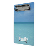 Caribbean Horizon Tropical Turquoise Blue Mini Klemmbrett (Gewinkelt2)