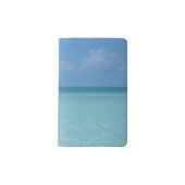 Caribbean Horizon Tropical Turquoise Blue Moleskine Taschennotizbuch (Vorderseite)