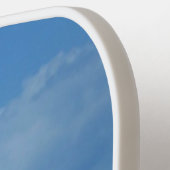 Caribbean Horizon Tropical Turquoise Blue Pickleball Schläger (Linke Seite)