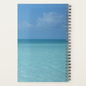 Caribbean Horizon Tropical Turquoise Blue Planer (Rückseite)