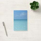 Caribbean Horizon Tropical Turquoise Blue Post-it Klebezettel (Büro)
