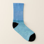 Caribbean Horizon Tropical Turquoise Blue Socken (Rechts - Außen)