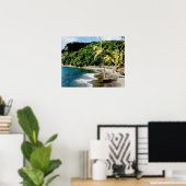 Caribbean, Lesser Antilles, West Indies, Saint Poster (Heimbüro)