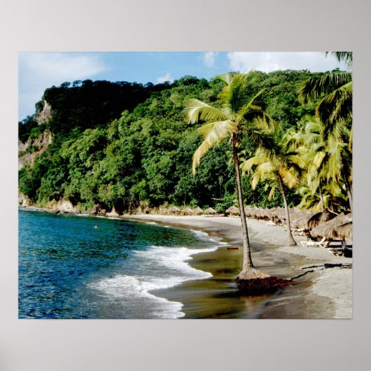 Caribbean, Lesser Antilles, West Indies, Saint Poster (Vorne)
