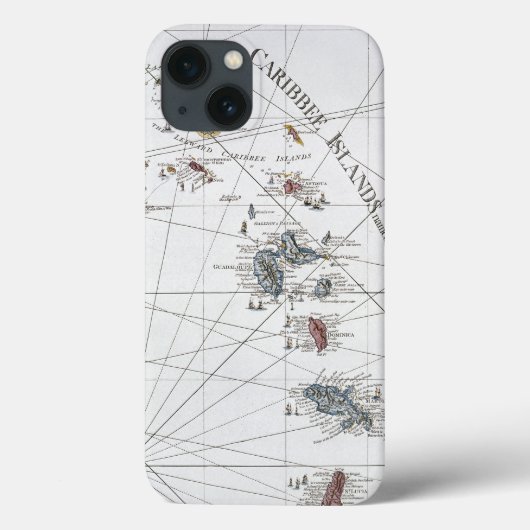 CARIBBEAN: MAP, 1775 Case-Mate iPhone HÜLLE (Rückseite)