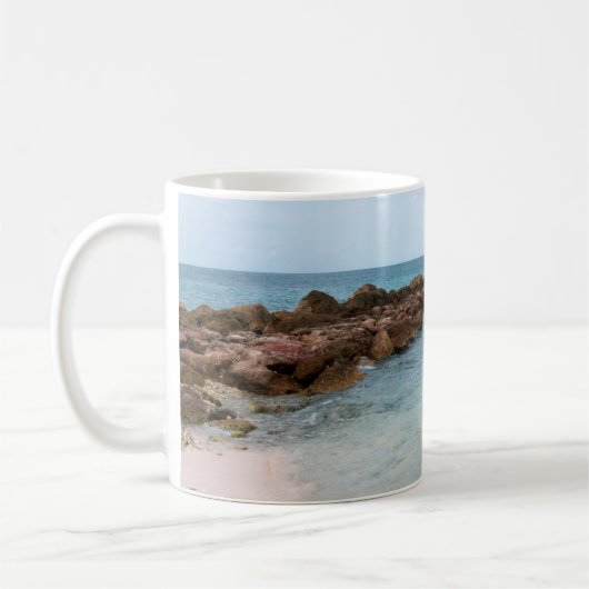 Caribbean Ocean Beach Bliss #4 #tropic #wall Kaffeetasse (Links)