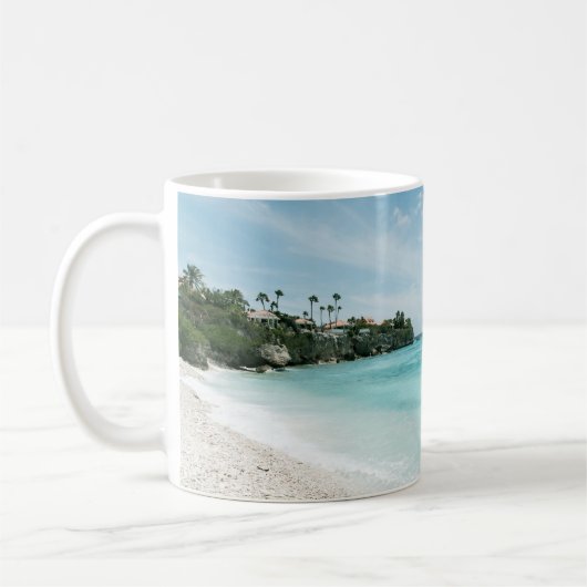 Caribbean Ocean Beach Bliss #5 #tropic #wall Kaffeetasse (Links)