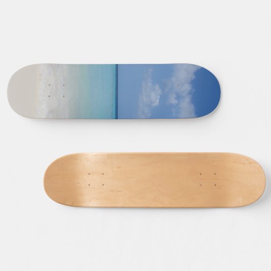 Caribbean Ocean Beach Dream #5 #curacao #wall #art Skateboard (Horizontal)