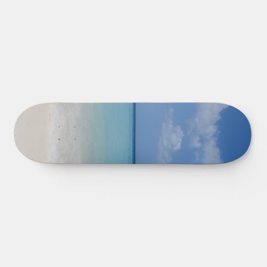Caribbean Ocean Beach Dream #5 #curacao #wall #art Skateboard (Horizontal)
