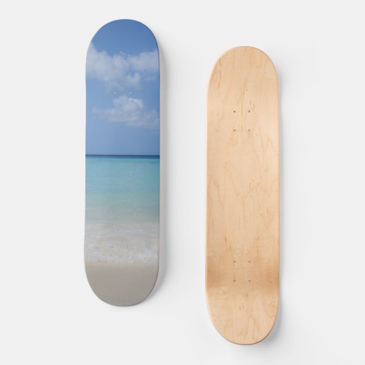Caribbean Ocean Beach Dream #5 #curacao #wall #art Skateboard (Vorderseite)