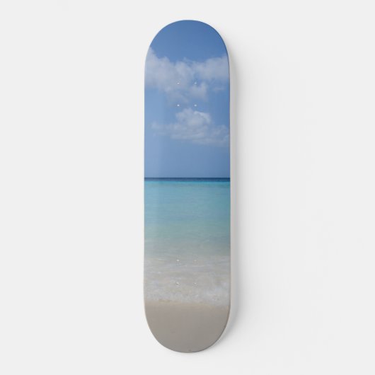 Caribbean Ocean Beach Dream #5 #curacao #wall #art Skateboard (Vorderseite)