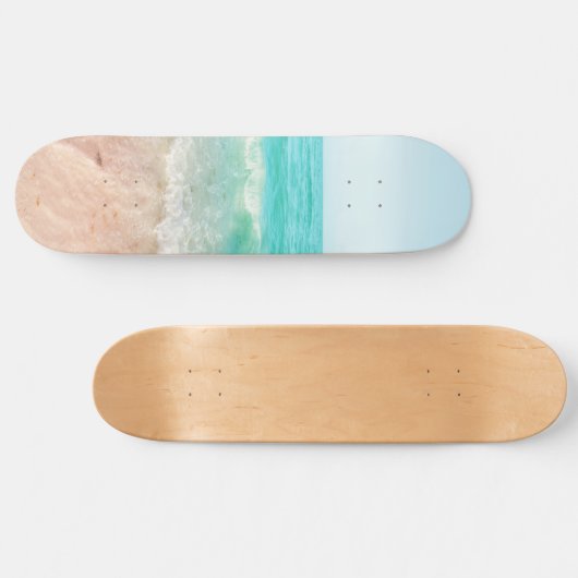 Caribbean Ocean Tranquility #10 #wall #art Skateboard (Horizontal)