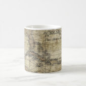 Caribbean - old map kaffeetasse (Mittel)