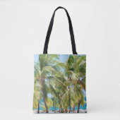 Caribbean Palm Delight #1 #tropical #wall #art Tasche (Vorderseite)