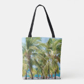 Caribbean Palm Delight #1 #tropical #wall #art Tasche (Rückseite)