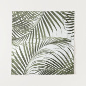 Caribbean Palm Dschungel 1 Wandteppich (Vorderseite)