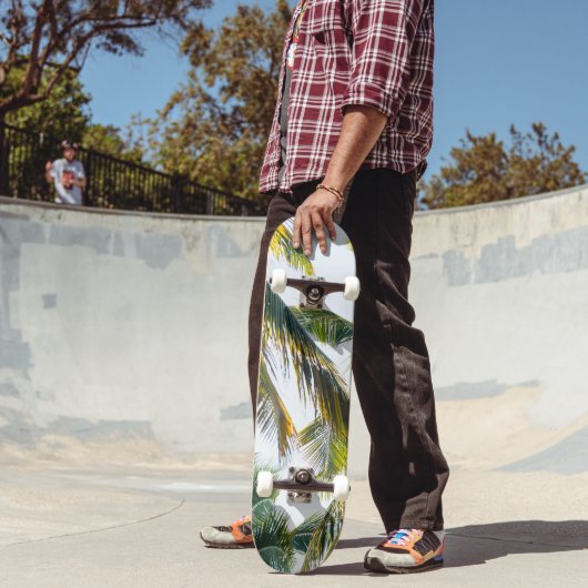 Caribbean Palm Jungle #1 #tropic #wall #art Skateboard (Außenbereich 2)