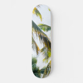 Caribbean Palm Jungle #1 #tropic #wall #art Skateboard (Vorderseite)
