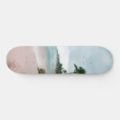 Caribbean Palm Ocean #1 #tropical #wall #art Skateboard (Horizontal)