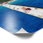 Caribbean Sapphire Fotodruck (Ecke)