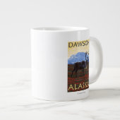 Caribbean Scene - Dawson, Alaska Jumbo-Tasse (Vorderseite Rechts)