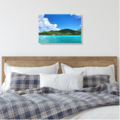 Caribbean Sea Canvass Print Leinwanddruck (Insitu (Schlafzimmer))