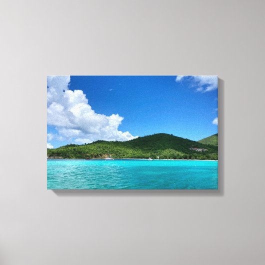 Caribbean Sea Canvass Print Leinwanddruck (Vorderseite)
