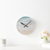 Caribbean Sea Foam Dream #3 #ocean #wall #decor Runde Wanduhr (Zuhause)