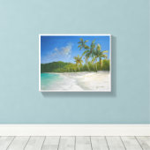 Caribbean Seascape Painting Print - Magens Bay Leinwanddruck (Insitu (Holzboden))