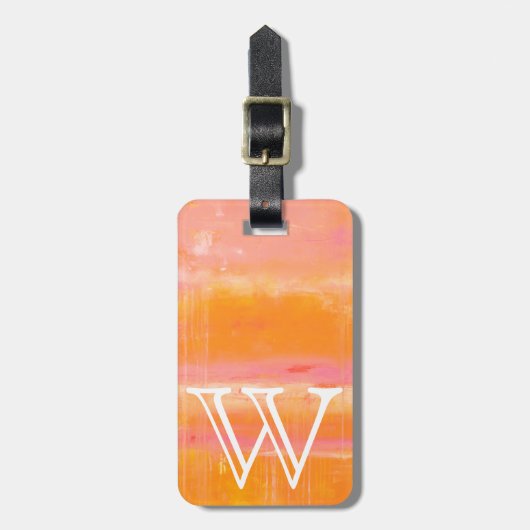 Caribbean Sky Gepäckanhänger (Vorderseite vertikal)