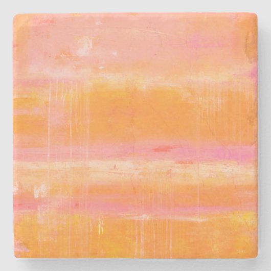 Caribbean Sky Steinuntersetzer (Vorderseite)