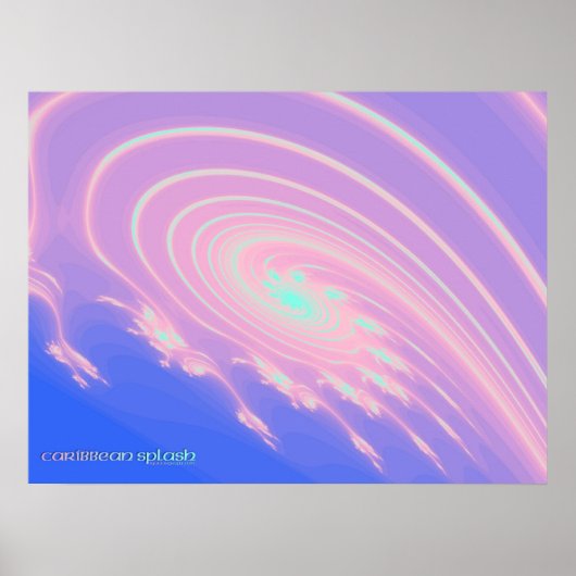 Caribbean Splash Poster (Vorne)