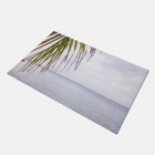 Caribbean Sunset Ocean Palm 5 Fußmatte (Schrägansicht)