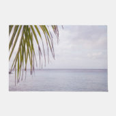 Caribbean Sunset Ocean Palm 5 Fußmatte (Vorderseite)