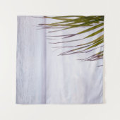 Caribbean Sunset Ocean Palm 5 Wandteppich (Vorderseite (Horizontal))