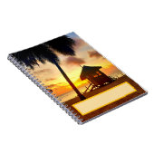 Caribbean Sunset Spiral Notebook Notizblock (Rechte Seite)