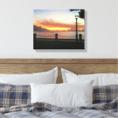 Caribbean Sunset Tropical Personalier Leinwanddruck (Insitu (Schlafzimmer))