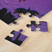 Caribbean Sunset Vaporwave Aesthetic Retro 80s 90s Puzzle (Seite)