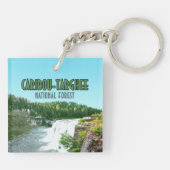 Caribbean Targhee National Forest Idaho Schlüsselanhänger (Rückseite)