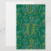 Caribbean Tortuga Briefpapier (Vorne/Hinten)