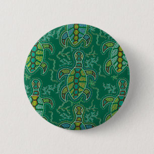 Caribbean Tortuga Button