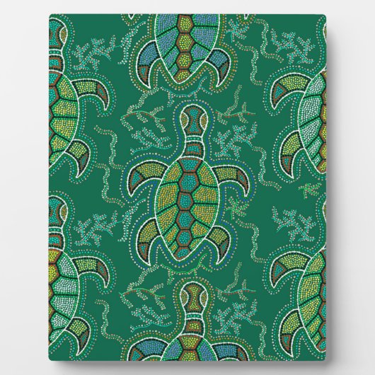 Caribbean Tortuga Fotoplatte (Vorderseite)