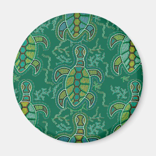 Caribbean Tortuga Magnet (Vorne)