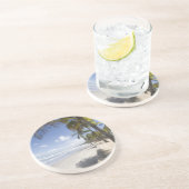 Caribbean - Trinidad - Manzanilla Beach auf Sandstein Untersetzer (Seite)