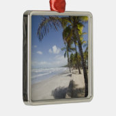 Caribbean - Trinidad - Manzanilla Beach auf Silbernes Ornament (Rechts)