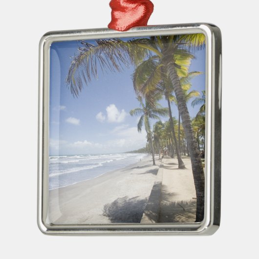 Caribbean - Trinidad - Manzanilla Beach auf Silbernes Ornament (Links)