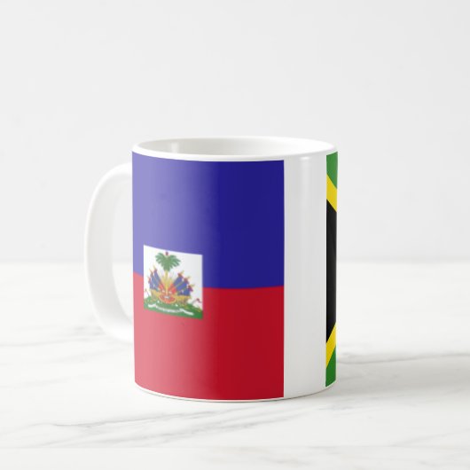 Caribbean Vibe Kaffeetasse (Vorderseite Links)