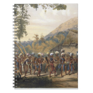 Caribi Dorf Anai, nahe dem Fluss Rupununi, von Notizblock