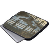 Cariboo Natur Landschaft Mousemat Design Laptopschutzhülle (Vorne Knopf)