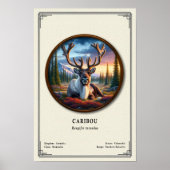 Caribou Zoology Series Poster (Vorne)